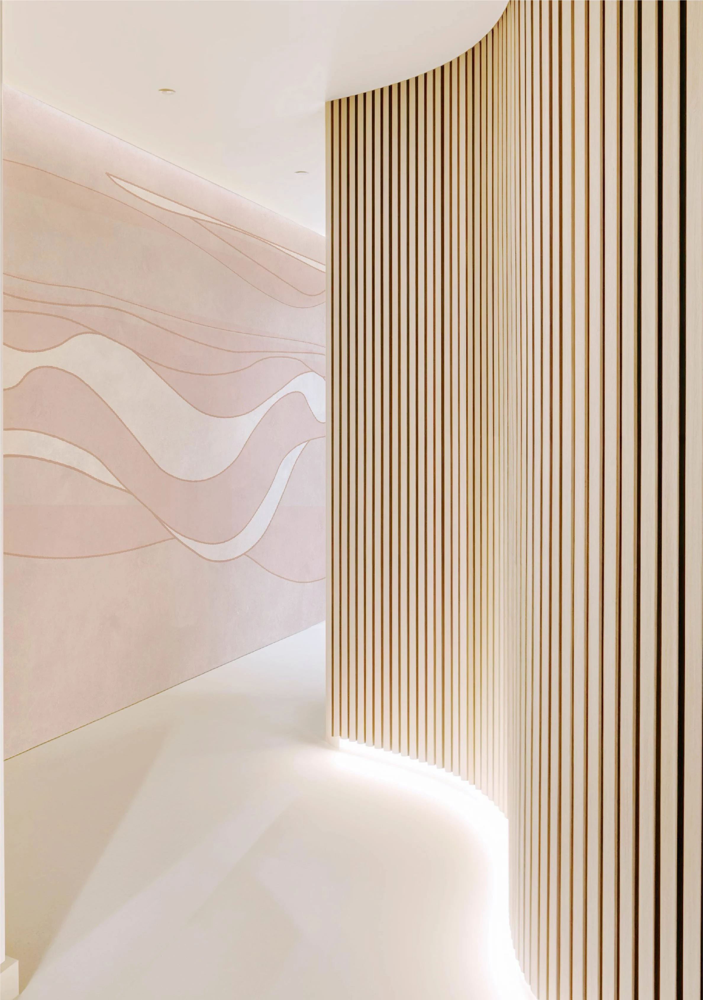 minimalist pattern for the hotel wallpaper